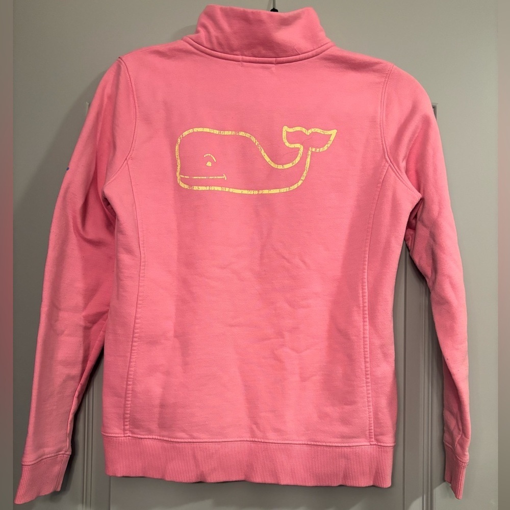 Vineyard Vines Pink Cotton Blend Pullover - Picture 3 of 3